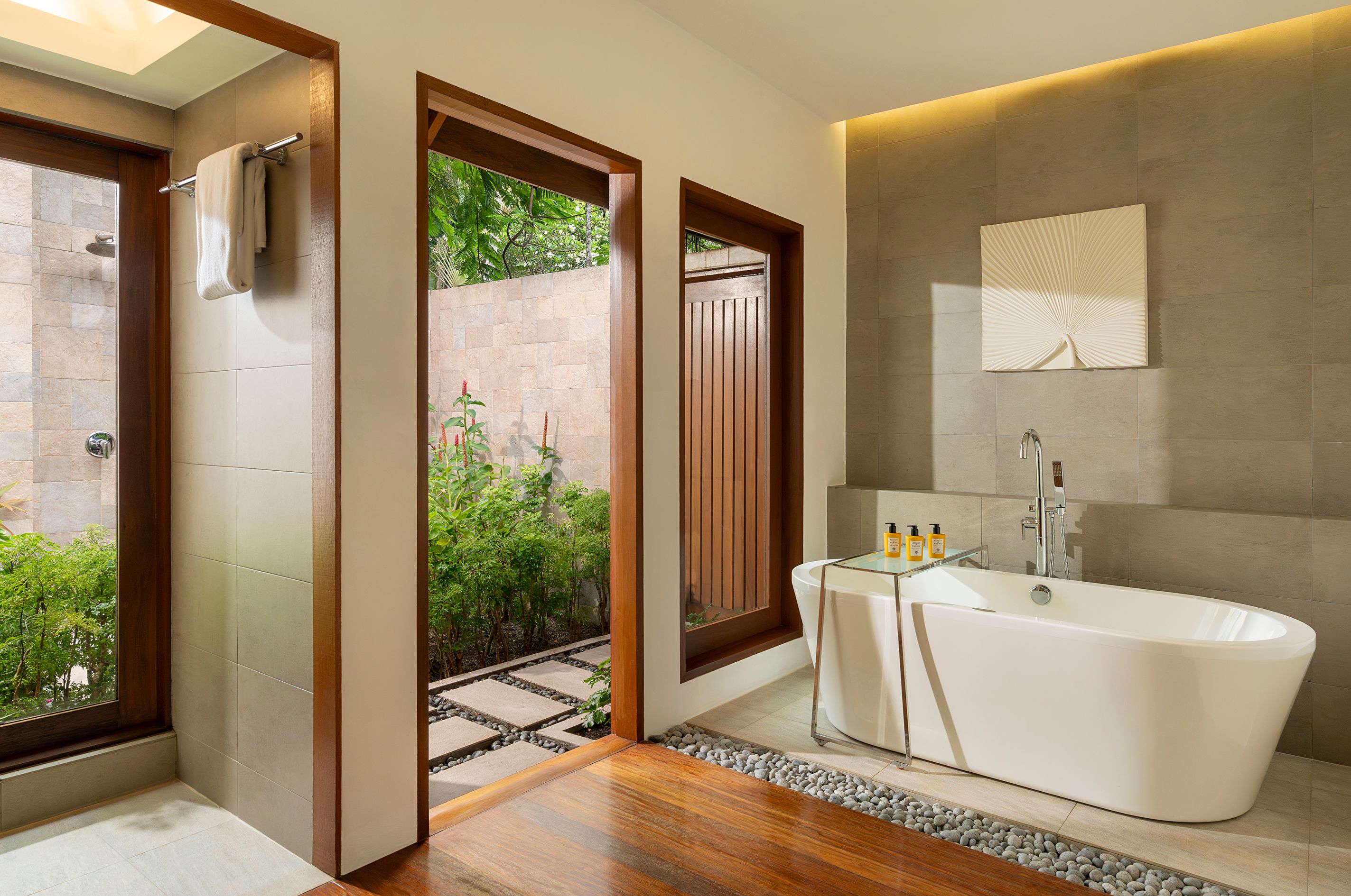 Baros pool villa bathroom