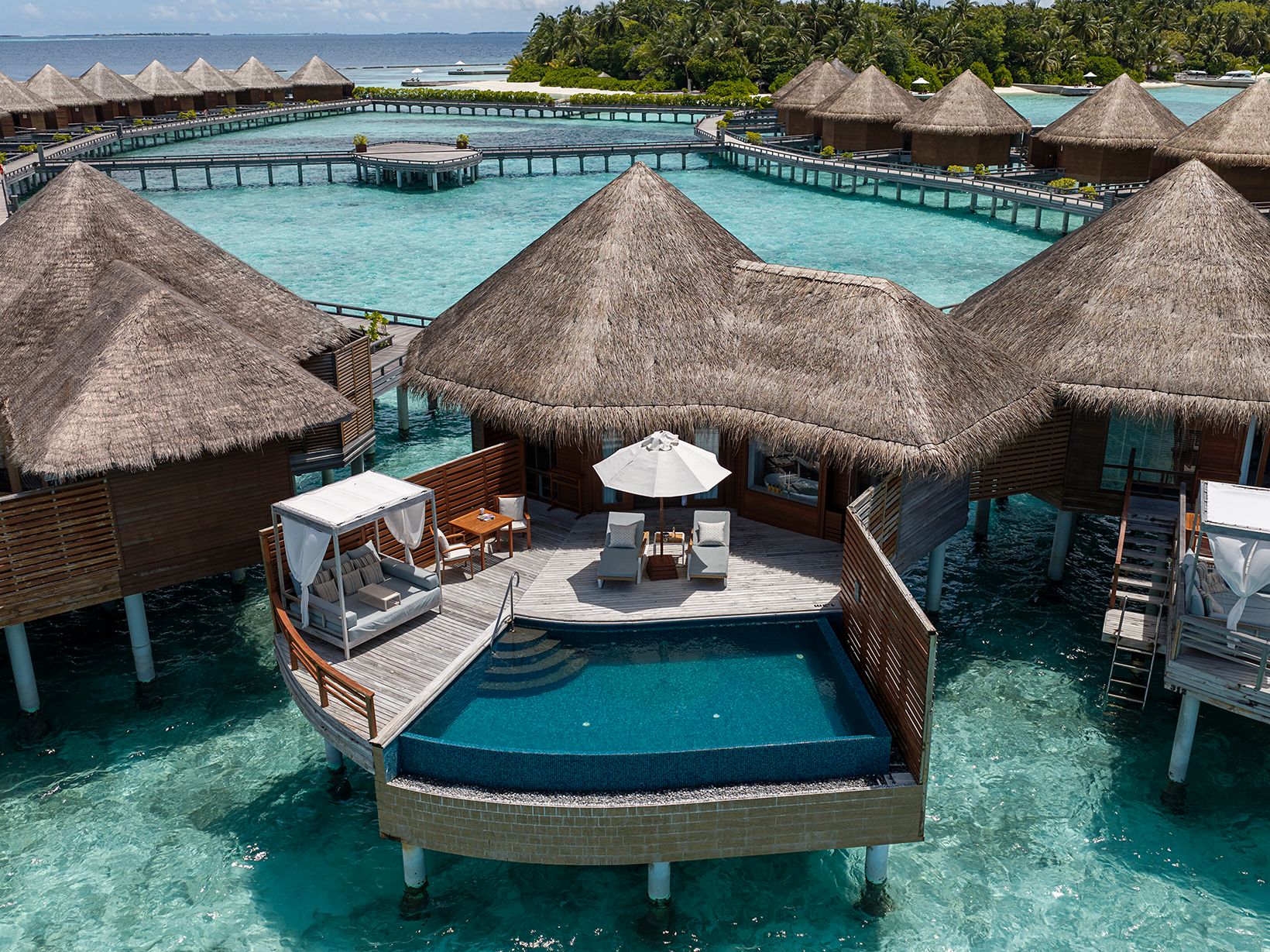 Baros water pool villa