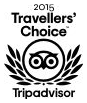 Tripadvisor Travellers' Choice 2015 badge