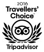 Tripadvisor Travellers' Choice 2016 badge