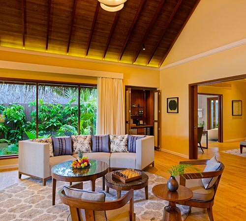 Villa Seating Areas at Baros Maldives 