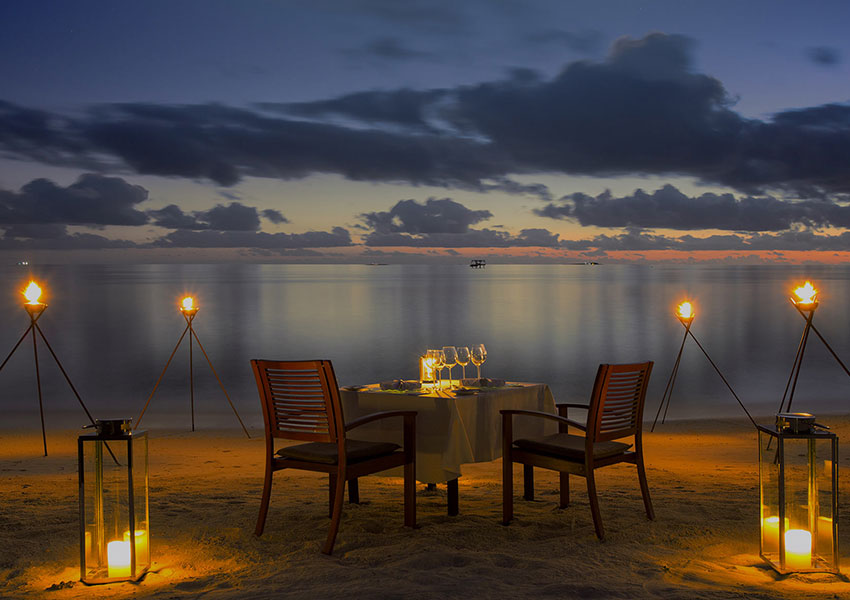 Island Dining at Baros Maldives