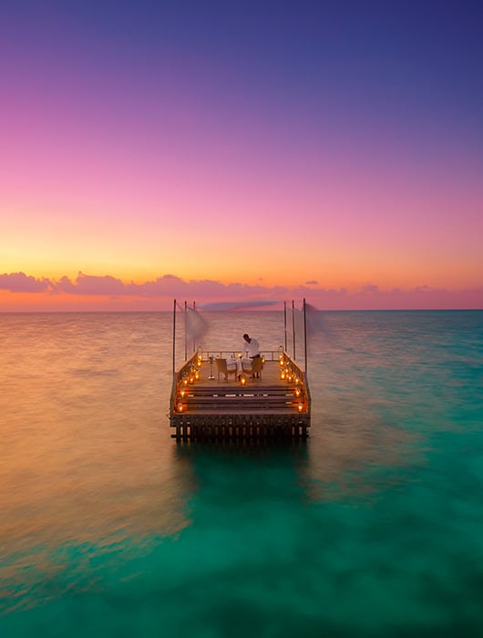 Romantic Dinner at Baros Maldives