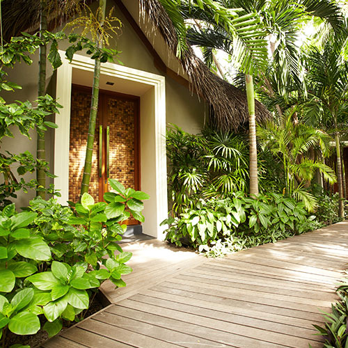 Luxury Spa Entrance at Baros Maldives 