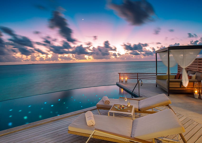 Sea View from the Villa at Baros Maldives