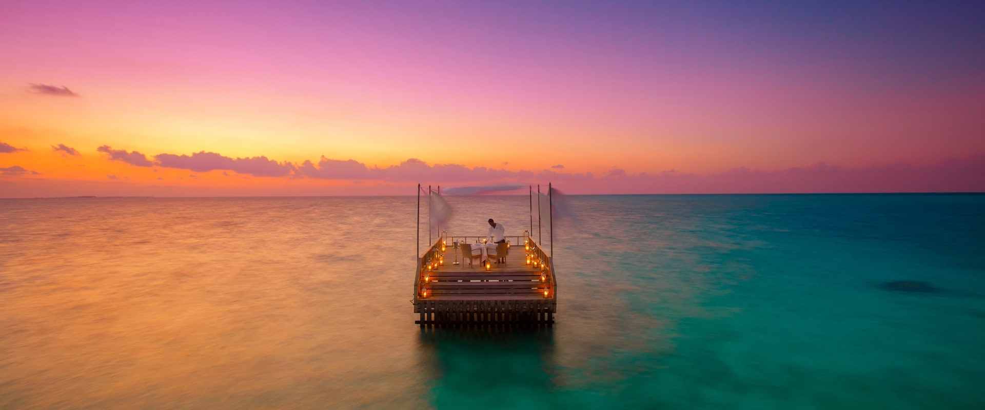 Romantic Celebrations on Sea Deck at Baros Maldives