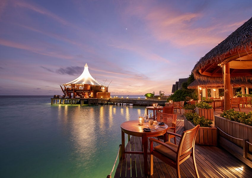 Dining Area at Cayenne Grill Restaurant in Maldives
