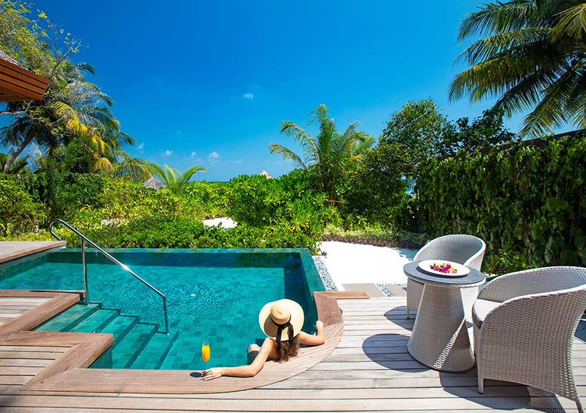 Suites with Large Pools in Maldives