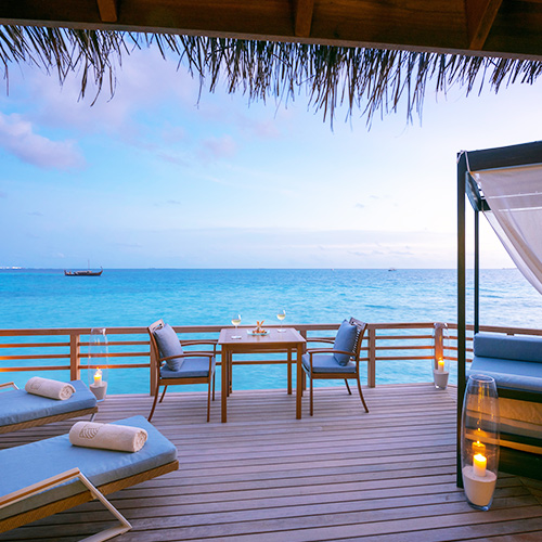 Sea views at Baros Maldives