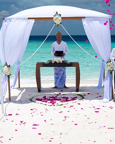 Beach Side Romantic Celebrations at Baros Maldives