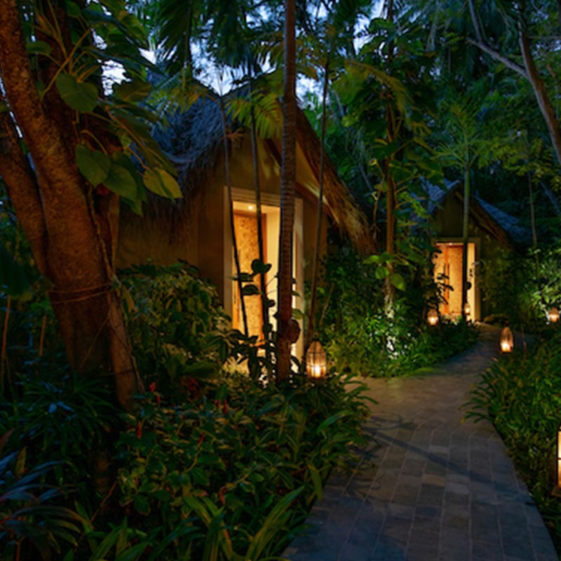 Luxury Spa Entrance at Baros Maldives 