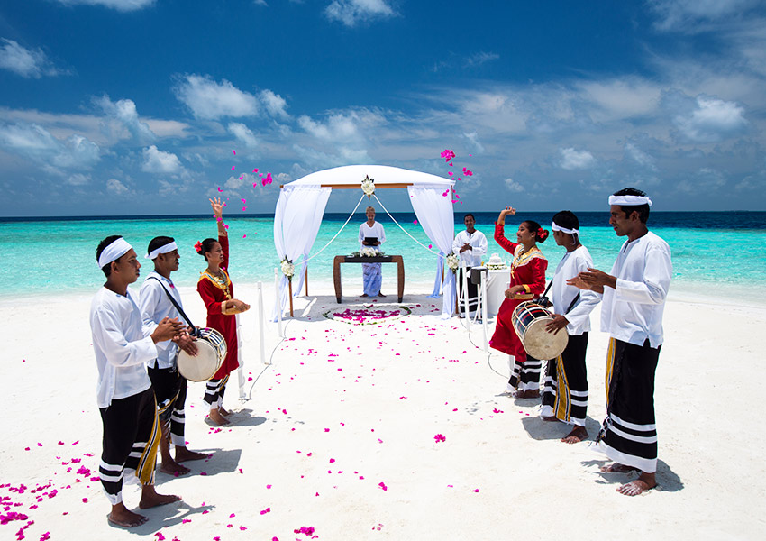 Beach Romantic Celebrations at Baros Maldives