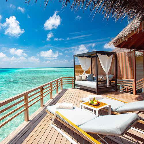 View from Luxury Rooms at Baros Maldives