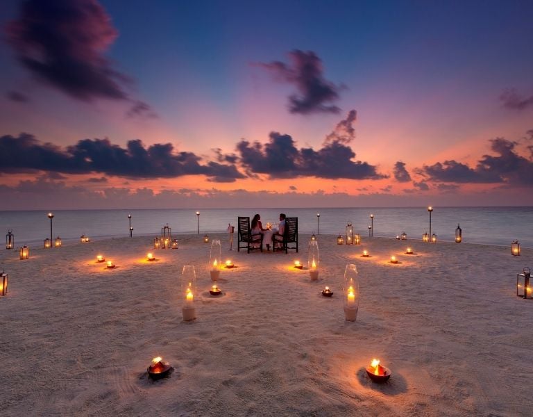 Dining Under the Stars in Maldives 