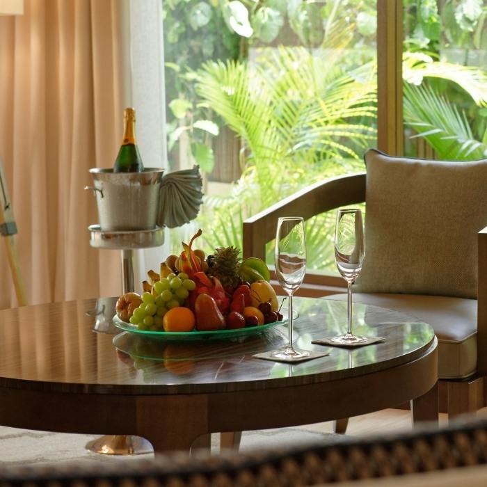 Fruit Plate At Baros Luxury Resort 