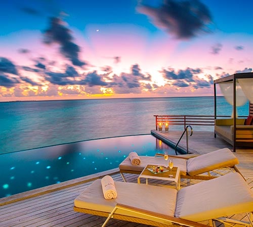 Luxury Pool Villas in Maldives 