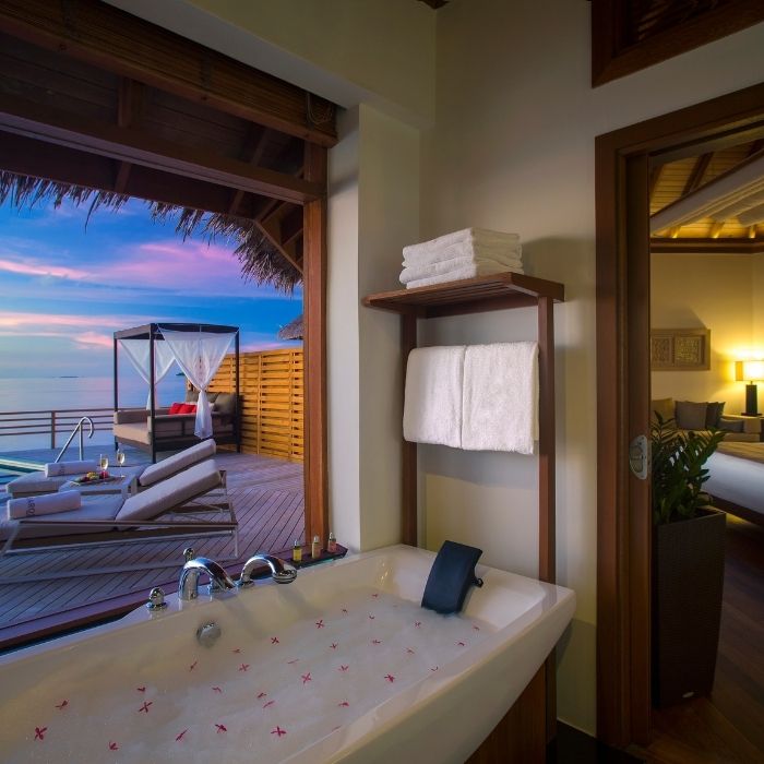 Spacious Bathrooms at Villas in Maldives