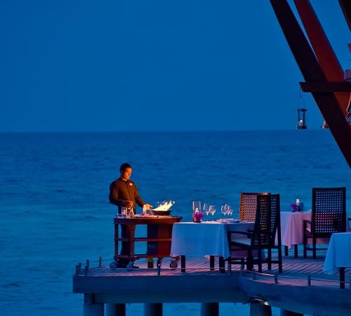 Maldives Restaurants with Sea vIews at Baros Resort 
