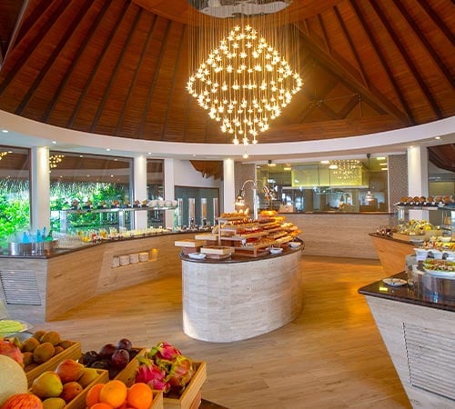 Interior of Baros Maldives Restaurants 