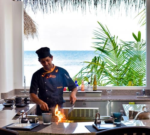 Talented Chef at Baros Maldives 