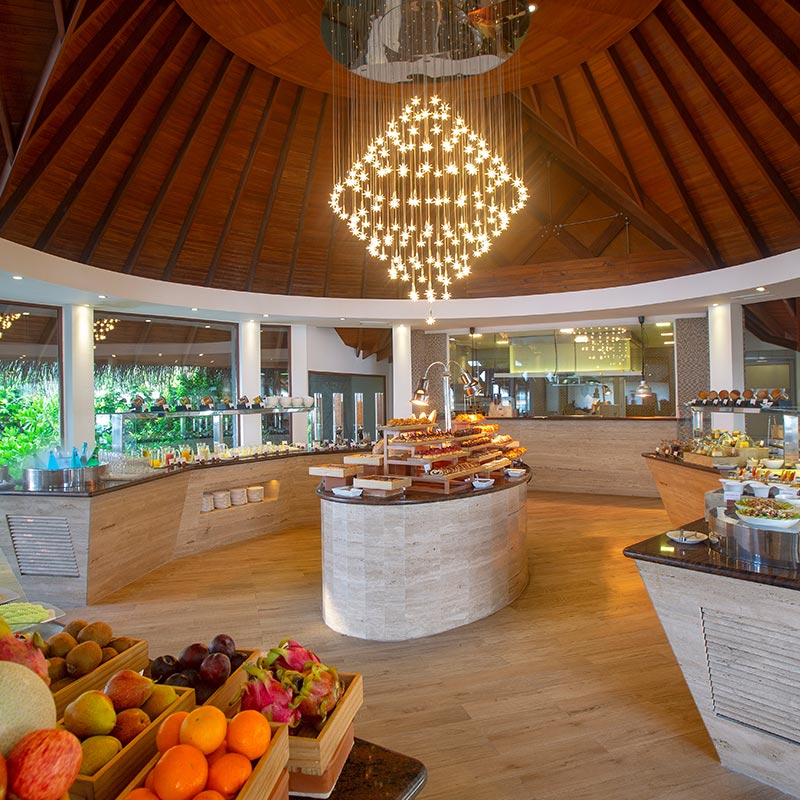 Lime Restaurant Breakfast Buffet at Baros Maldives