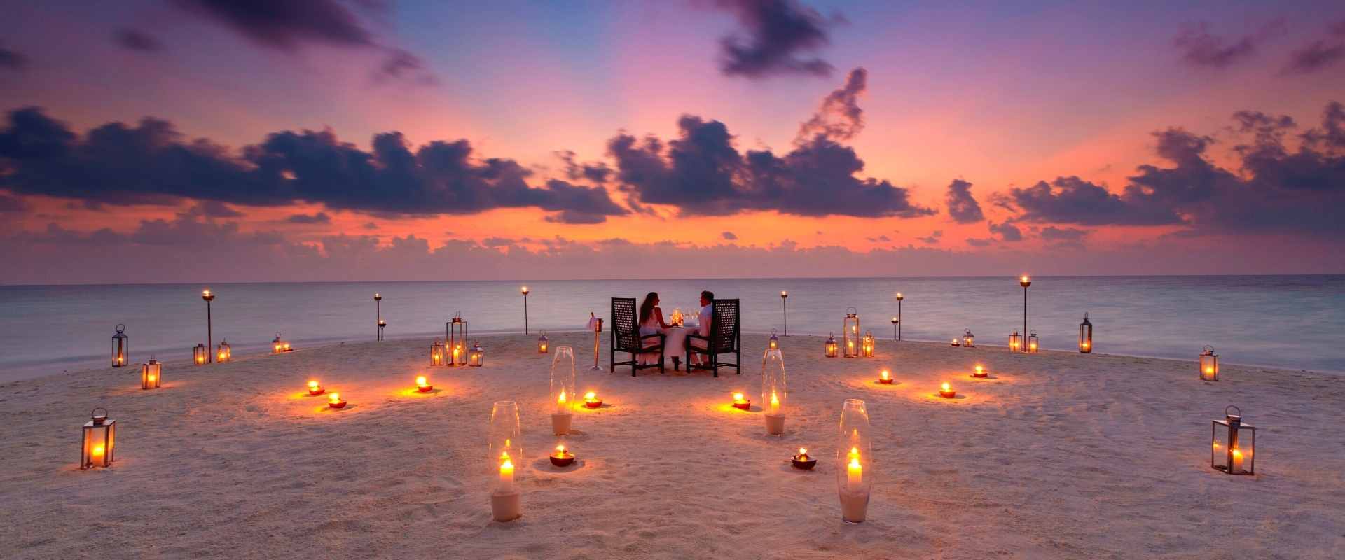Romantic Sandbank Dining at Baros Maldives
