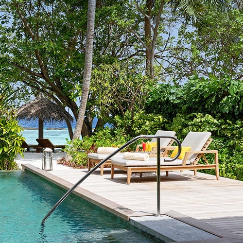 Private Pool at Baros Residence in Maldives