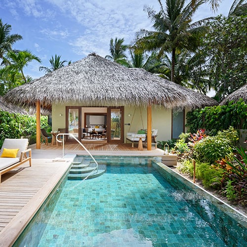 Large Private Pools at Baros Maldives