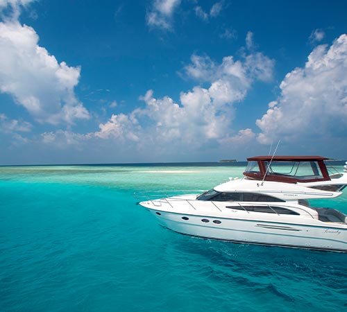 Private Yacht at Baros Maldives 