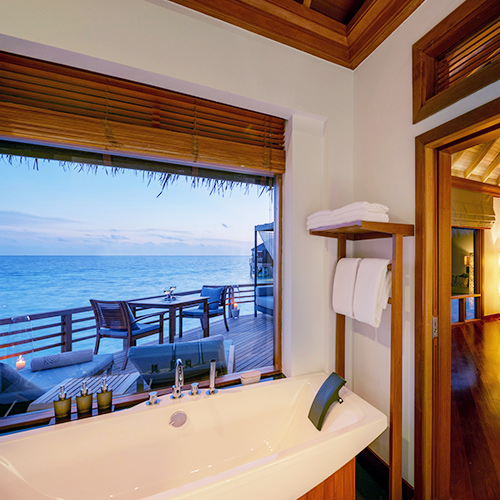 Luxury Bathroom Amenities at Baros Maldives