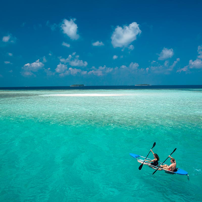Kayaking at Baros Maldives