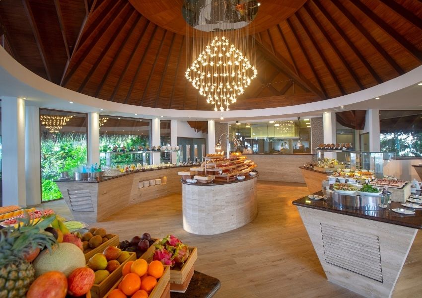 Food Arrangements at Baros Maldives 