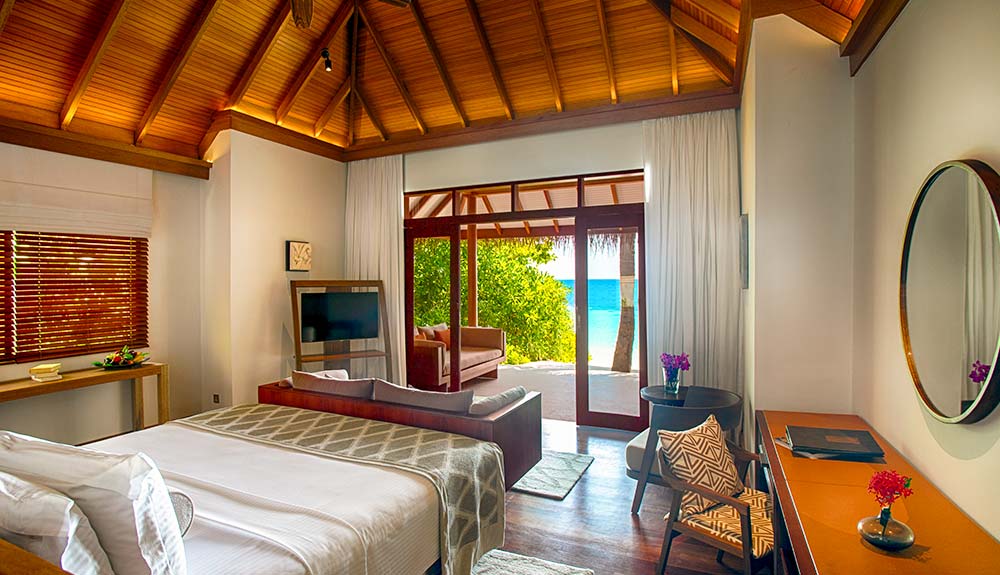 Luxury Interior at Baros Maldives Deluxe Villa 